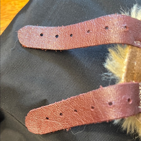 Steampunk Brown Leather Wristband with Gears and Portrait - Picture 3 of 8